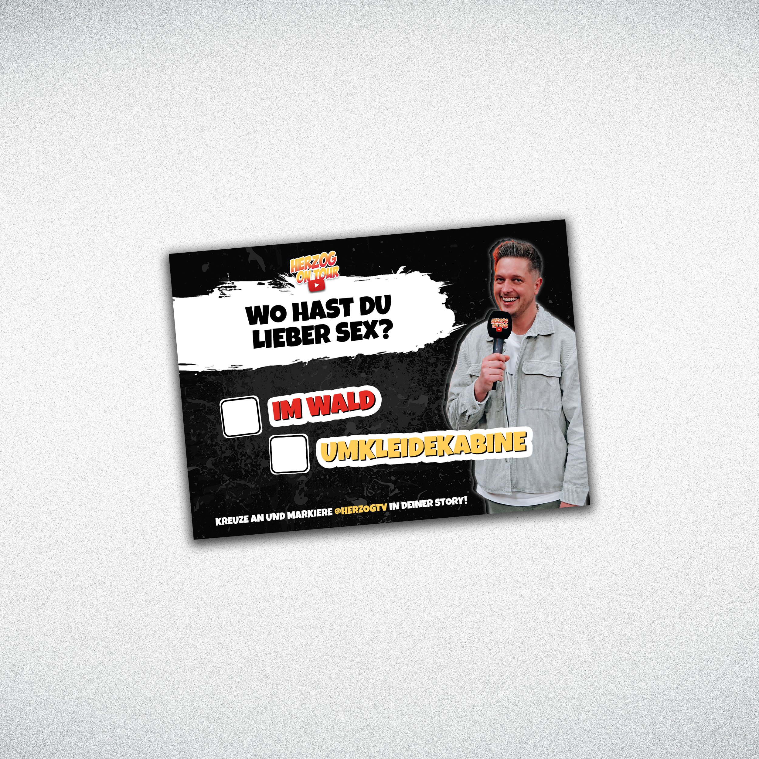 HerzogTV Sticker - "Wald vs. Umkleidekabine"